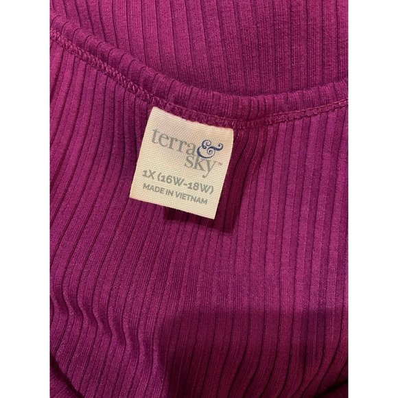 Terra & Sky Sweetheart Rib Top - Picture 5 of 6